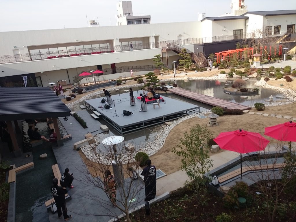 安土桃山時代をコンセプトにした関西最大級の温泉型テーマパーク空庭温