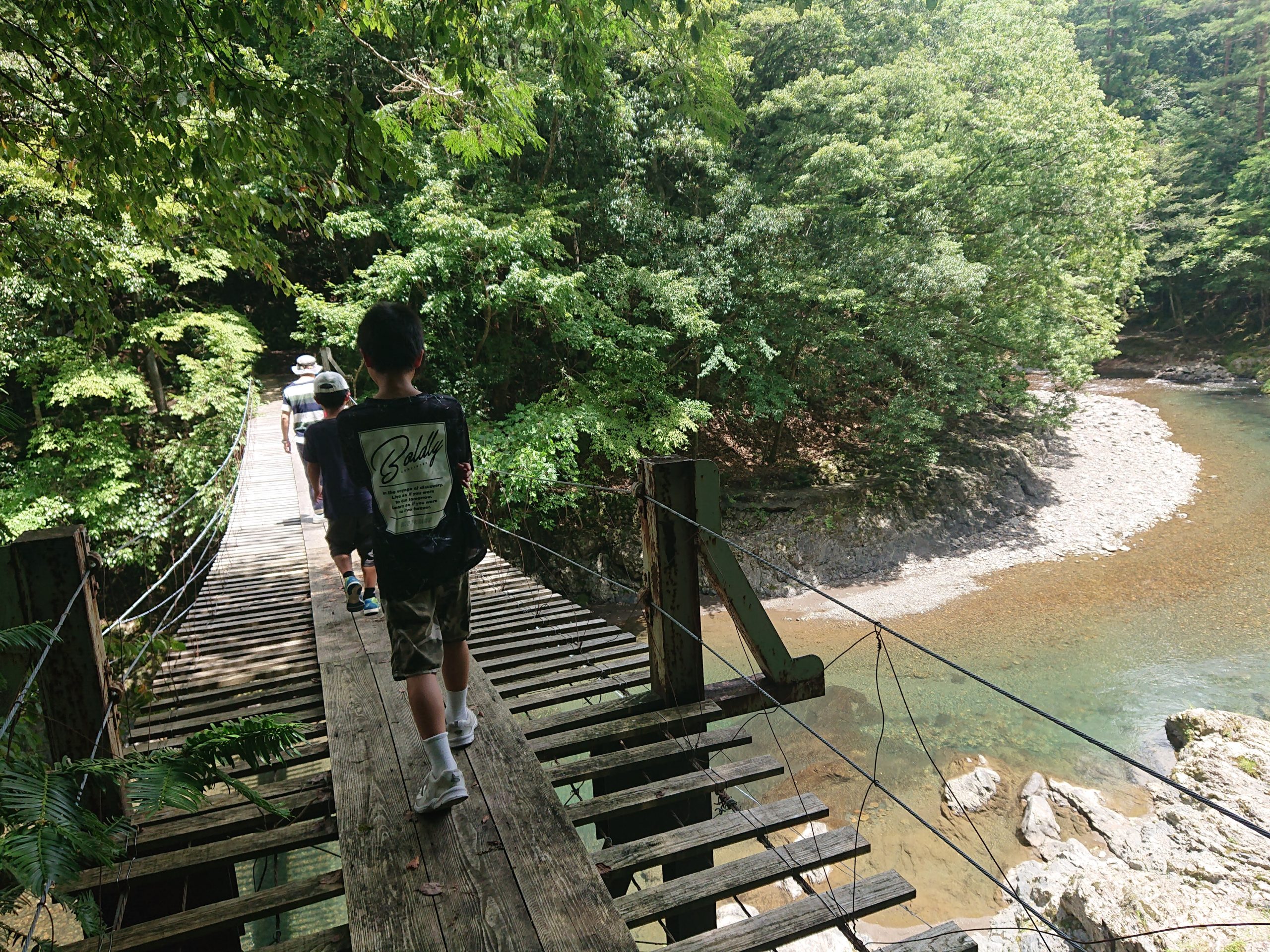 津越の吊橋　和歌山