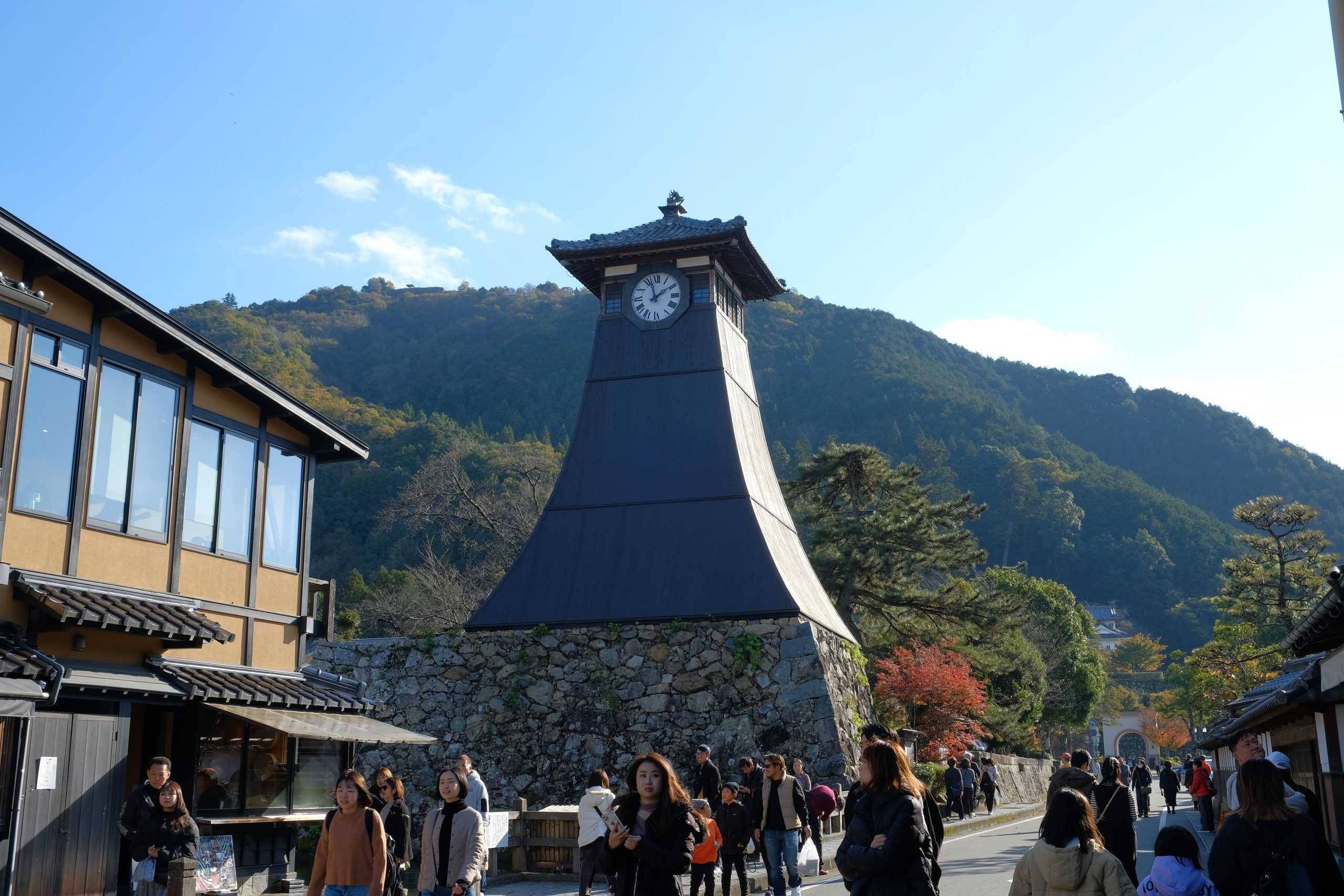 出石　城下町　観光　時計台