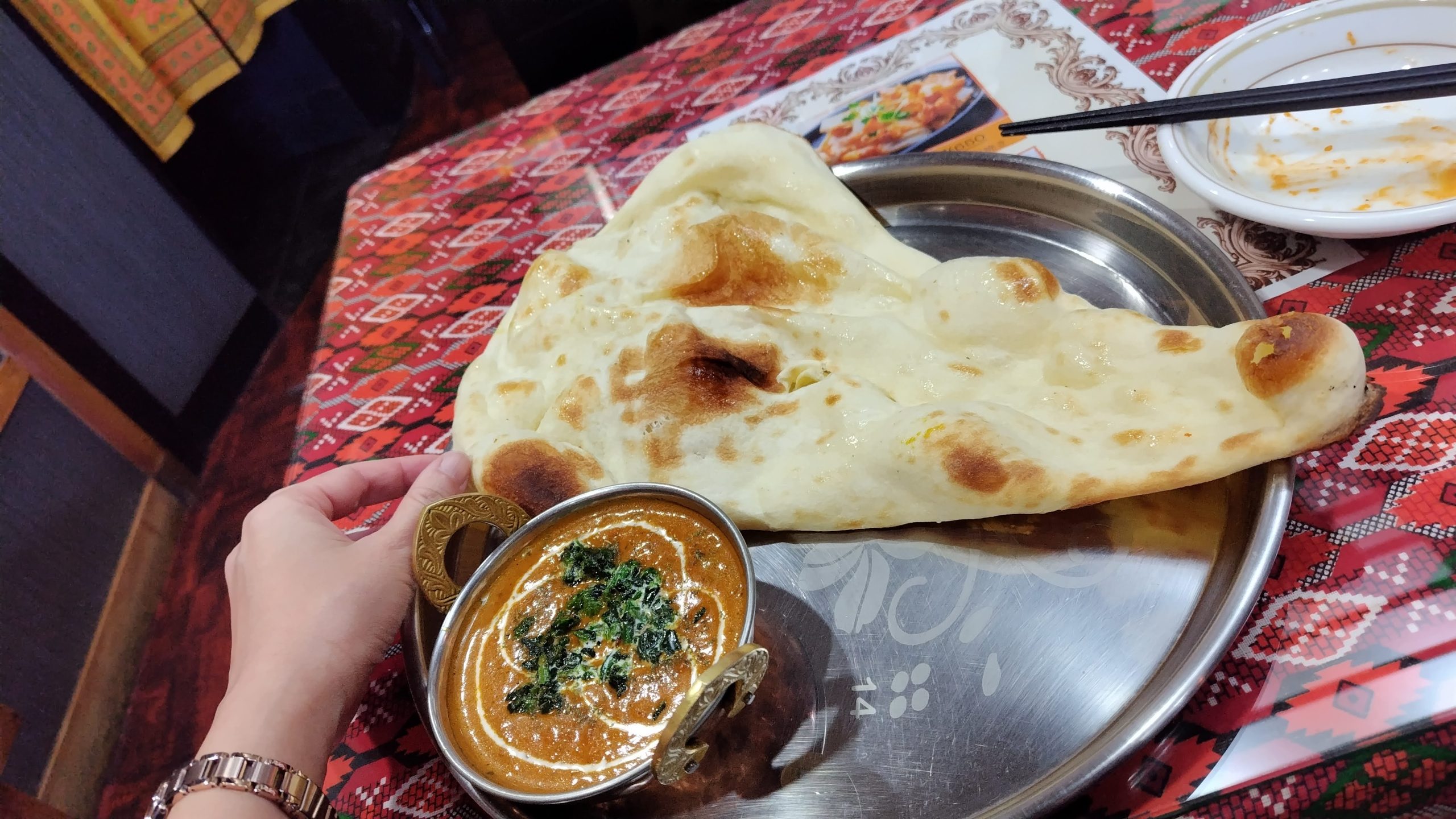 川西能勢口駅近　お得ランチ　美味しい　ニューデリーカレーハウス