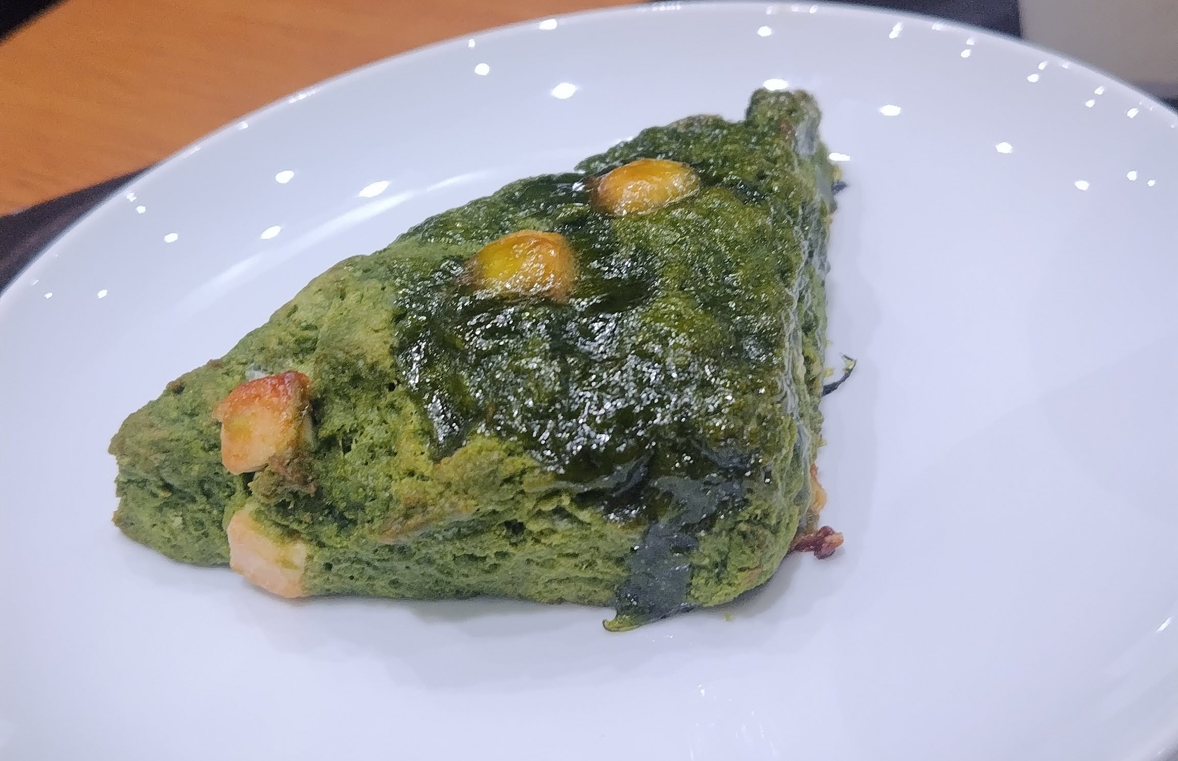 宇治抹茶&ホワイトチョコスコーン 実食 違う ねっとり スタバ