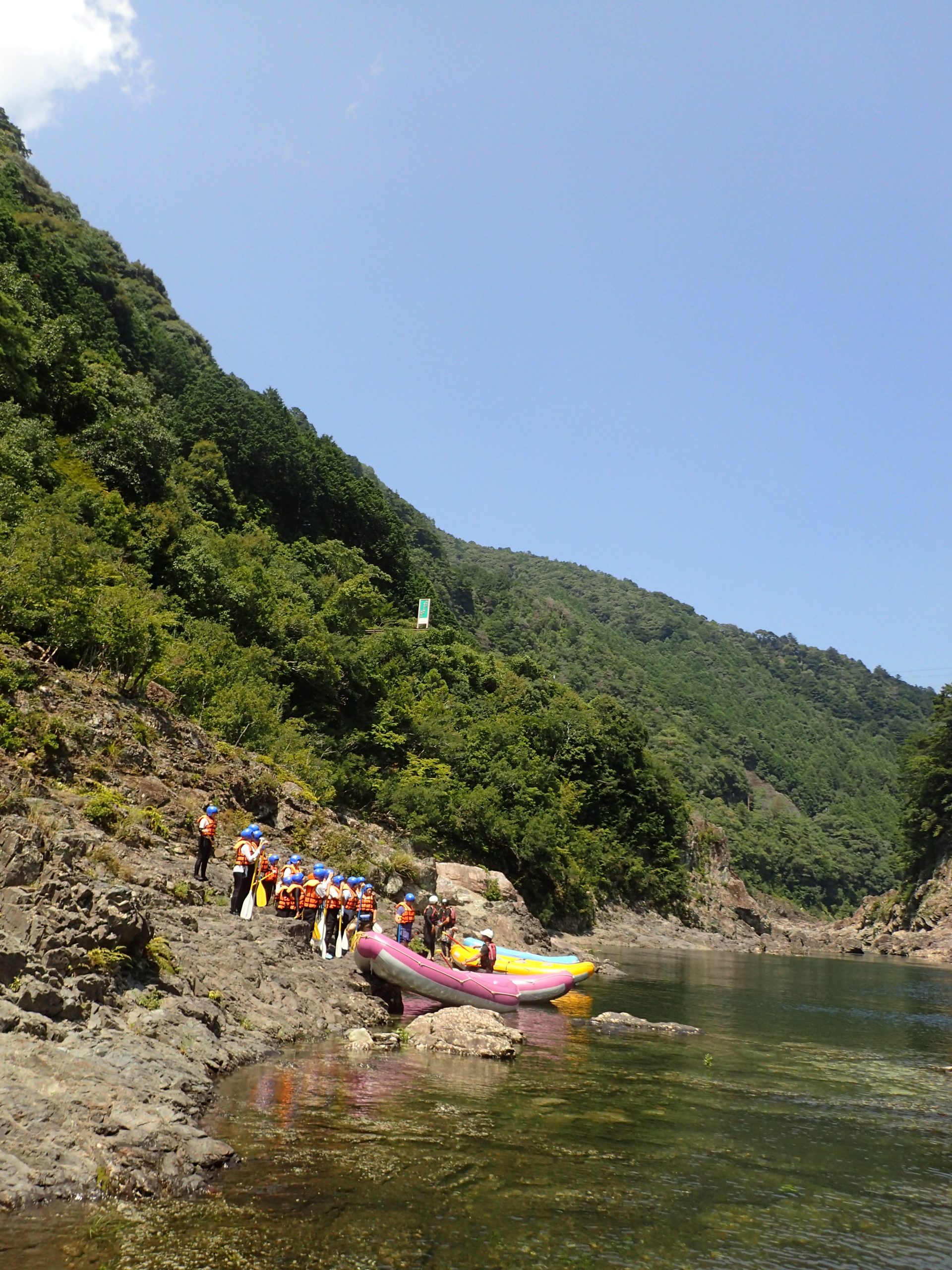 ラフティング　川遊び　川下り　アウトドア【和歌山】